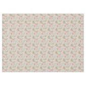 Blume, Vintage Rose, rosa Rosen Tischdecke (Vorderseite (Horizontal))