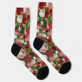 Blume Vintager Rose Socken (Rechts)
