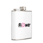 Blume Vinyl Wrapped Flask Flachmann (Rechts)