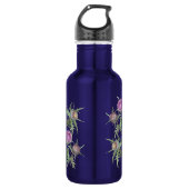 Blume violett edelstahlflasche (Vorderseite)