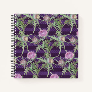 Blume violett notizblock