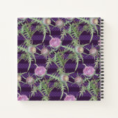 Blume violett notizblock (Rückseite)