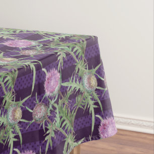 Blume violett tischdecke
