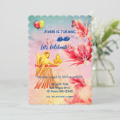 Blume Virgo (August 23 - 22. September) Geburtstag Einladung (Stehend Vorderseite)