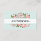 Blume Visitenkarte (Rückseite)