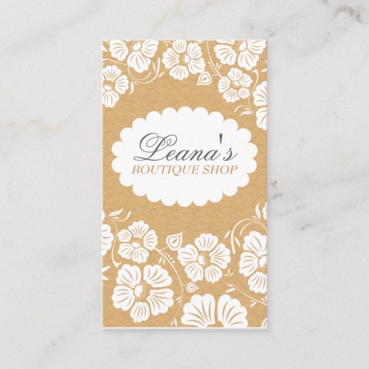 Blume Visitenkarte (Vorderseite)