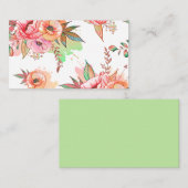 Blume Visitenkarte (Vorne/Hinten)