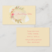 Blume Visitenkarte (Vorne/Hinten)