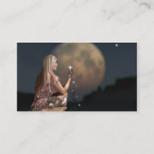 Blume Visitenkarte (Rückseite)