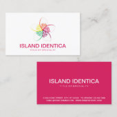 Blume Visitenkarte (Vorne/Hinten)