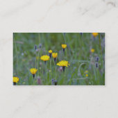 Blume Visitenkarte (Rückseite)