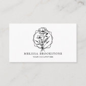 Blume Visitenkarte (Vorderseite)