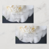 Blume Visitenkarte (Vorne/Hinten)