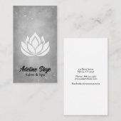 Blume Visitenkarte (Vorne/Hinten)