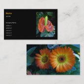 Blume Visitenkarte (Vorne/Hinten)