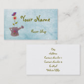 Blume Visitenkarte (Vorne/Hinten)