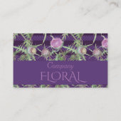 Blume Visitenkarte (Rückseite)