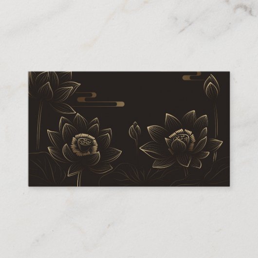 Blume Visitenkarte (Vorderseite)