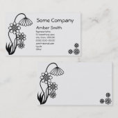 Blume Visitenkarte (Vorne/Hinten)