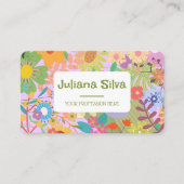 Blume Visitenkarte (Vorderseite)