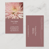 Blume Visitenkarte (Vorne/Hinten)