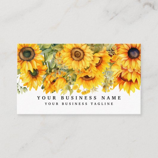 Blume Visitenkarte (Vorderseite)