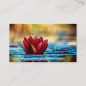 Blume Visitenkarte (Rückseite)