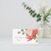 Blume Visitenkarte (Stehend Vorderseite)