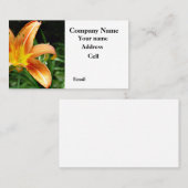 Blume Visitenkarte (Vorne/Hinten)