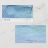 Blume Visitenkarte (Vorne/Hinten)