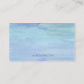 Blume Visitenkarte (Rückseite)