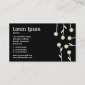 Blume Visitenkarte (Rückseite)