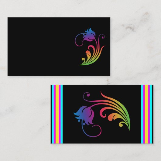 Blume-Visitenkarte Visitenkarte (Vorne/Hinten)