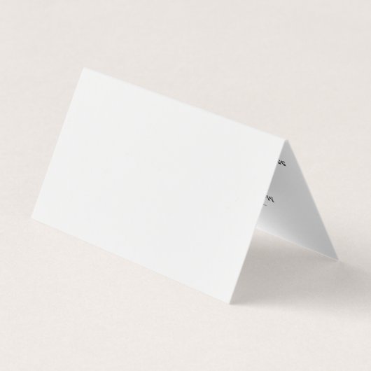 Blume Visitenkarten (Rückseite)