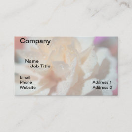 Blume Visitenkarten, 3,5 Zoll x 2,0 Zoll Visitenkarte