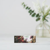 Blume Visitenkarten Mini Visitenkarte (Stehend Vorderseite)