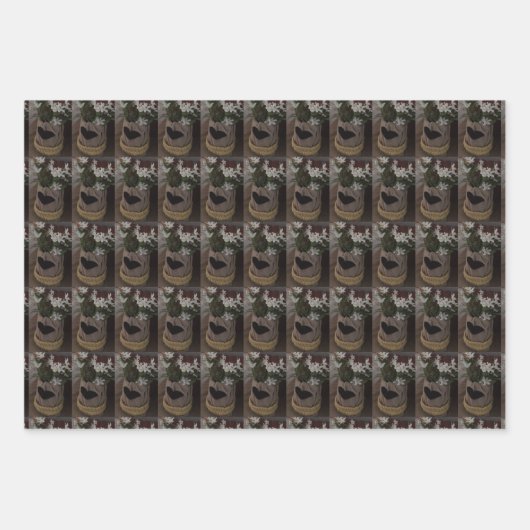 Blume Vista Geschenkpapier Set (Vorderseite)