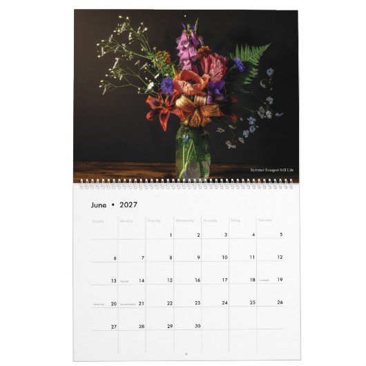 Blume & Vögel - Kalender 2022 (Jun 2027)