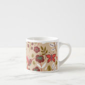 Blume, Vögel, Schmetterlinge, nahtlos Espressotasse (Rechts)