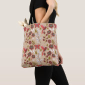 Blume, Vögel, Schmetterlinge, nahtlos Tasche (Von Nahem)