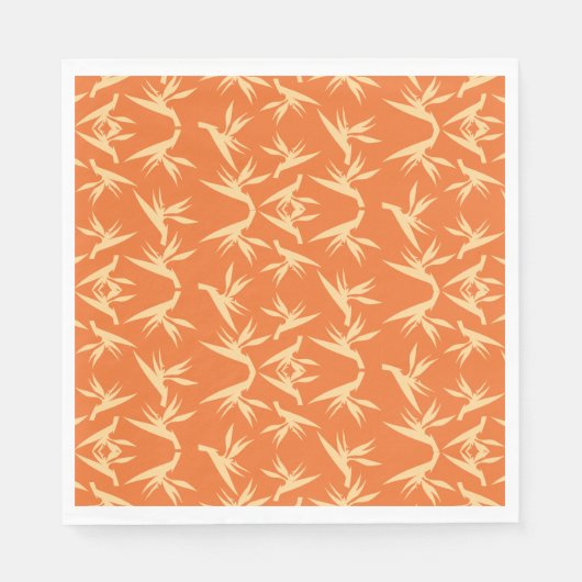 Blume-Vogel Serviette (Vorderseite)