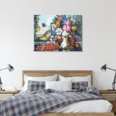 Blume Vogelfrüchte noch leben Leinwanddruck (Insitu (Schlafzimmer))