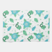 Blume Vogelmuster Geschirrtuch (Horizontal)