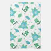 Blume Vogelmuster Geschirrtuch (Vertikal)