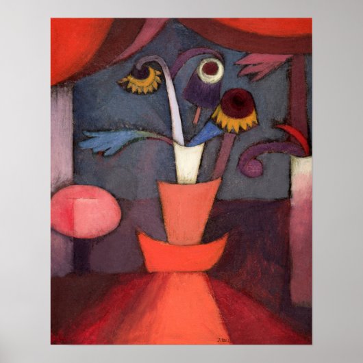Blume vom Herbst (1922) von Paul Klee Poster (Vorne)
