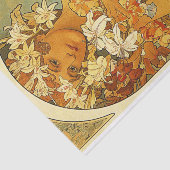 Blume von Alphonse Mucha Tissue Paper Seidenpapier (Ausschnitt)