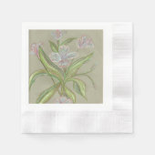 Blume von Amilia - ein wunderschönes Design für Bl Serviette (Vorderseite)