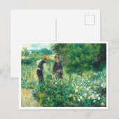 Blume von Auguste Renoir Postkarte (Vorne/Hinten)