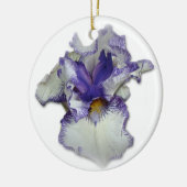 Blume von Blauer und Weißbär Keramikornament (Links)