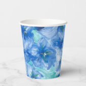 Blume von Blue Gentian Pappbecher (Rückseite)